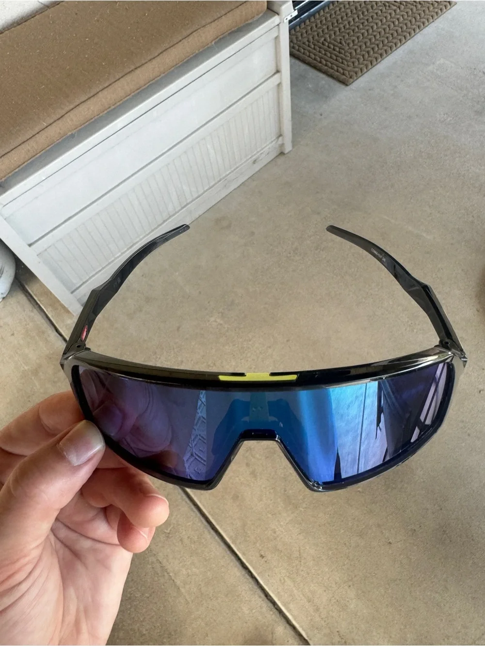 Oakley SUTRO Shield Sunglasses Black Frame Prizm Jade Mirrored Lens